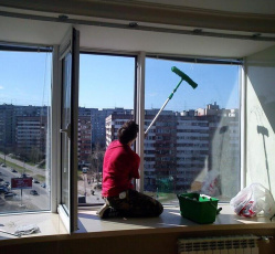 Мытье окон в однокомнатной квартире Сясьстрой